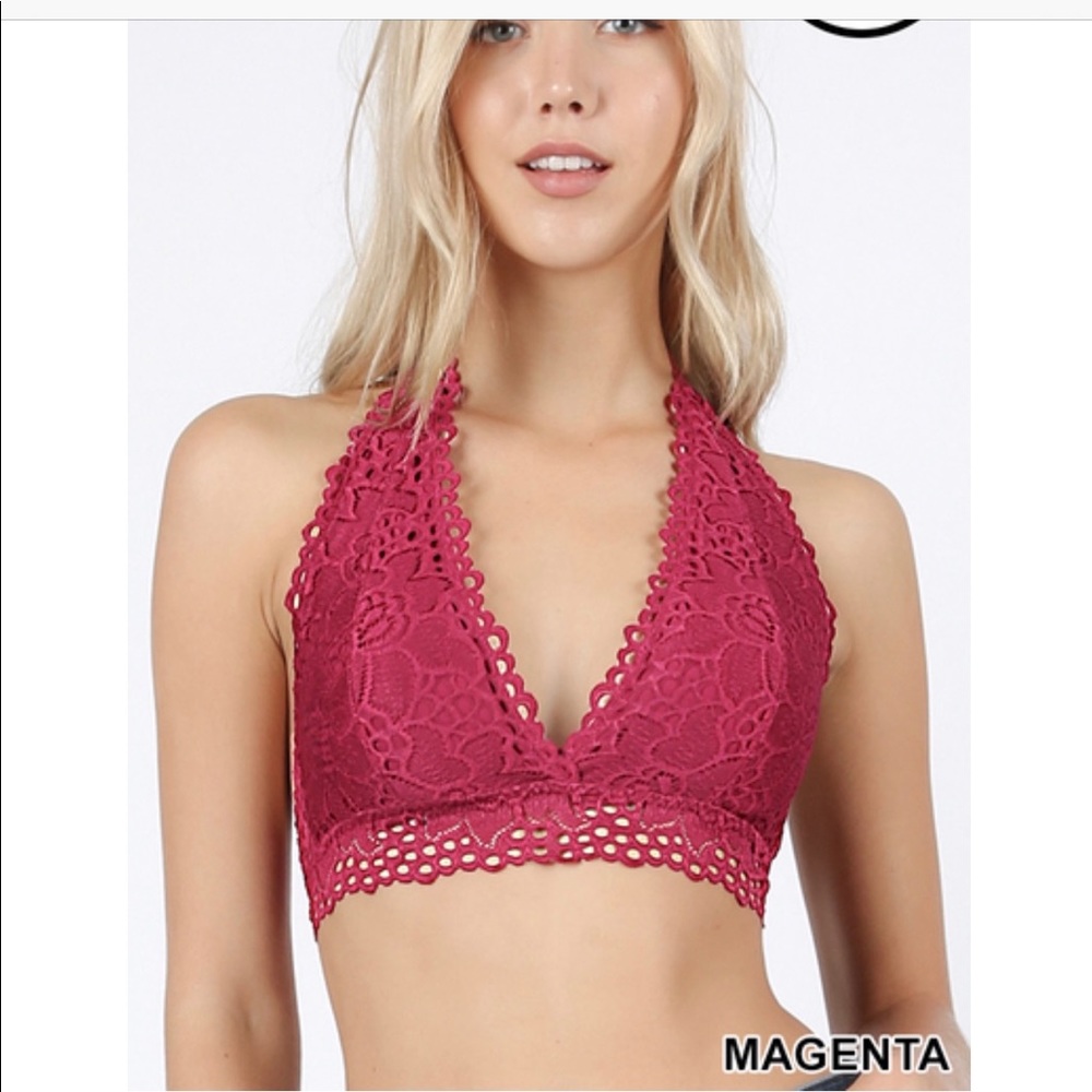 Lace Halter Bralette